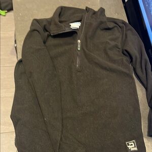 Men's Black Quarter-Zip Sweater